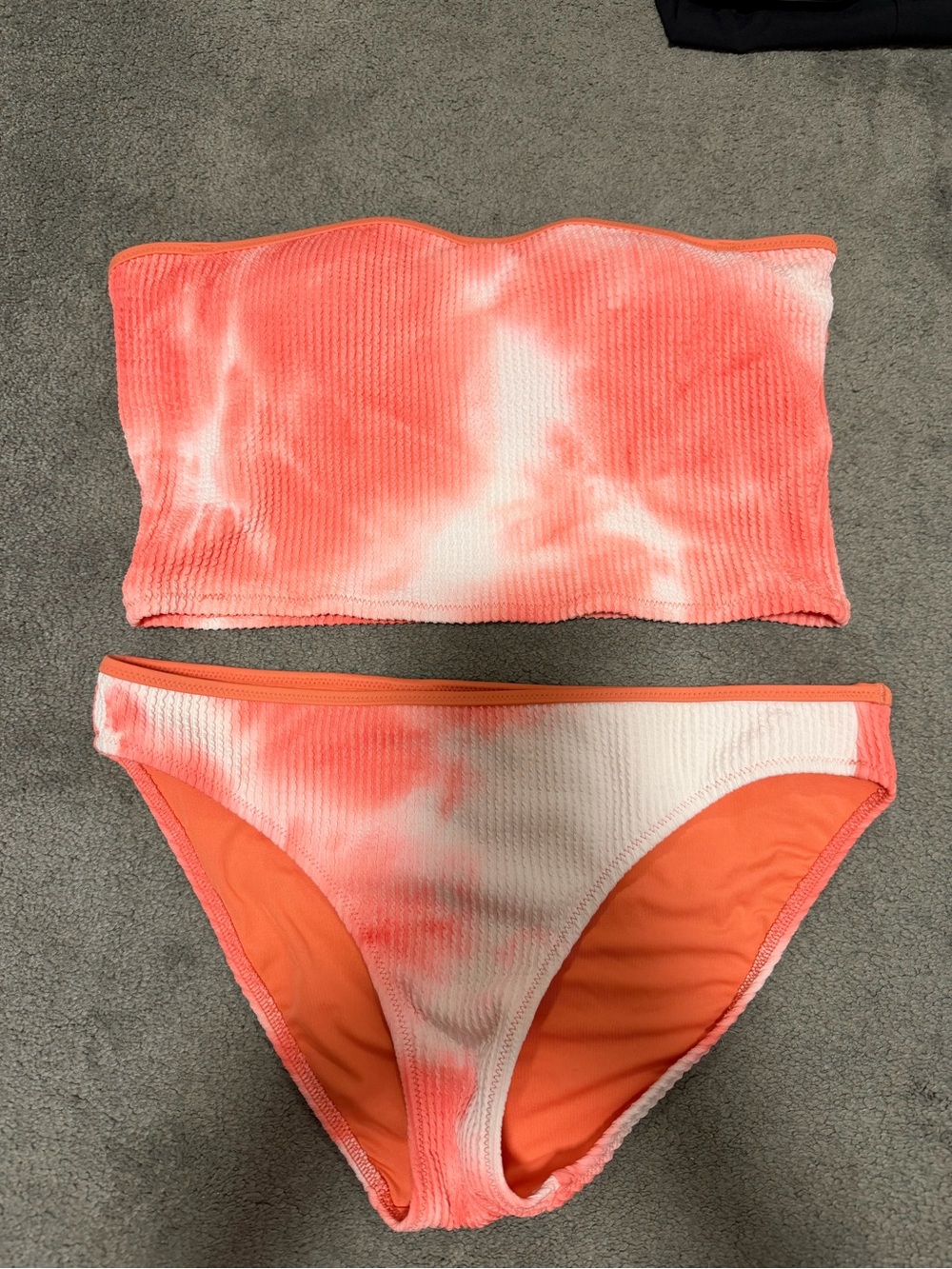 Aerie Tie Dyed Bandeau Bathing Suit